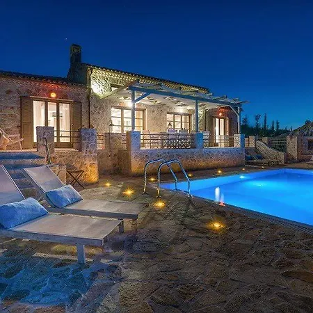 Villa Vilotel Luxury Villaszakynthos Moore Villa 8 Guests - 4 Bed Agios Nikolaos